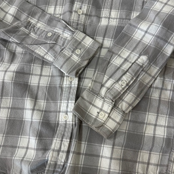 Grey & White Plaid Long Sleeve - Picture 6 of 7